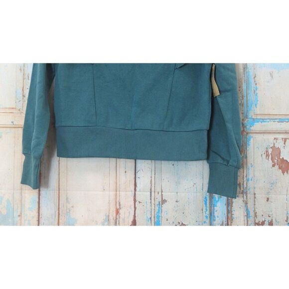 There Abouts Girls Size Large 14 Sweater Green Ruffle Soft Pull On Long Sleeve - Picture 3 of 8